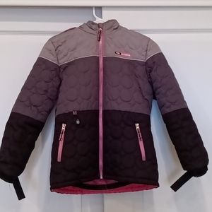 Girls 10/12 Pink Plantinum winter jacket.